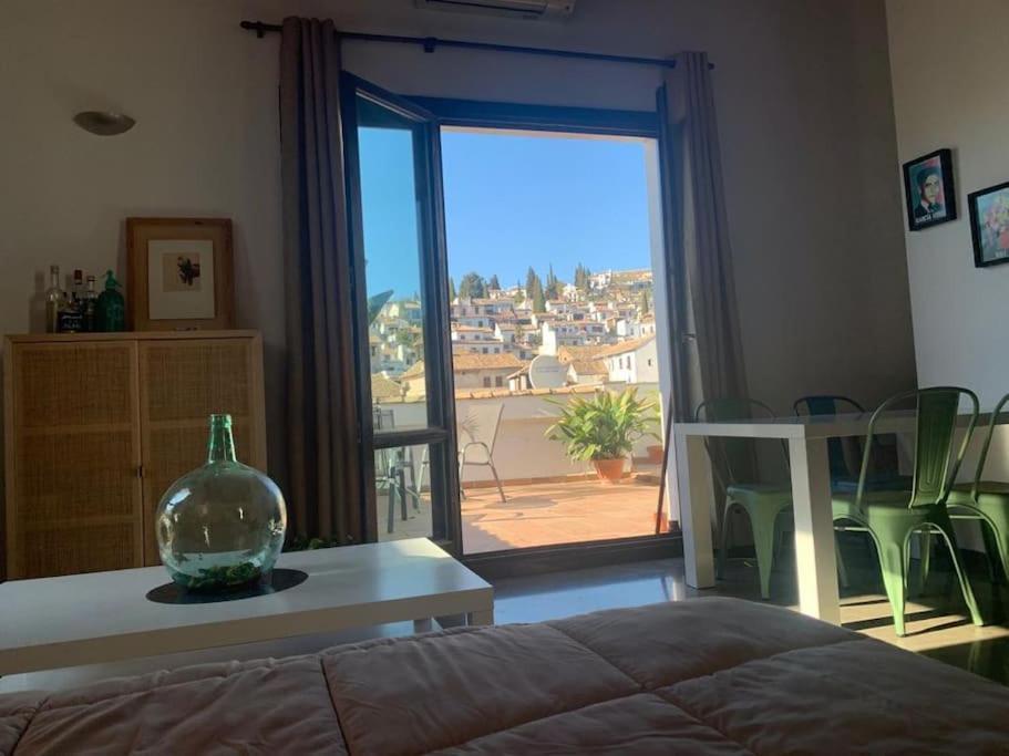 Cosy Loft With Amazing Terrace & Spectacular Views Apartamento Granada Exterior foto