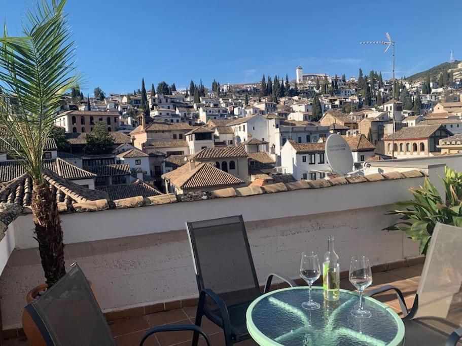 Cosy Loft With Amazing Terrace & Spectacular Views Apartamento Granada Exterior foto